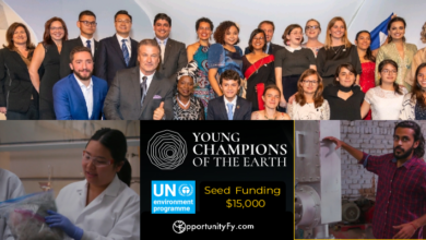UN Young Champions of the Earth 2020 - Get Seed Funding upto US $15000