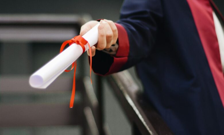 person holding white scroll